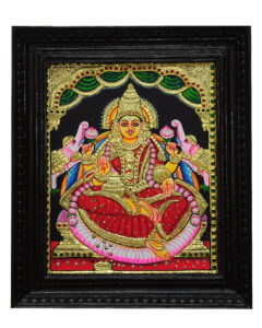 Gaja Lakshmi Tanjore Painting