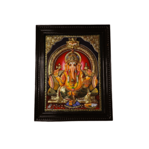 Ganesha 3D Tanjore Painting