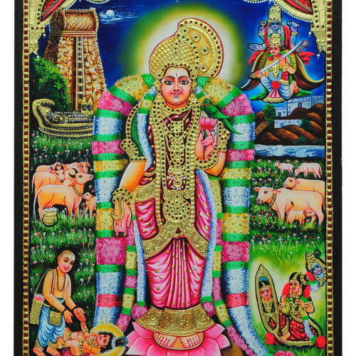 Andal Tanjore Painting