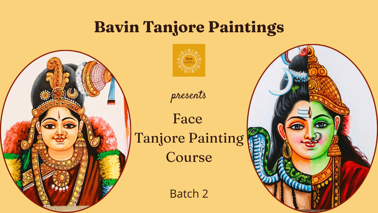 Face Tanjore Painting Course Batch 2