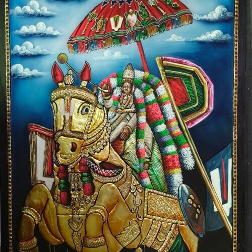Kallazhagar Tanjore Painting