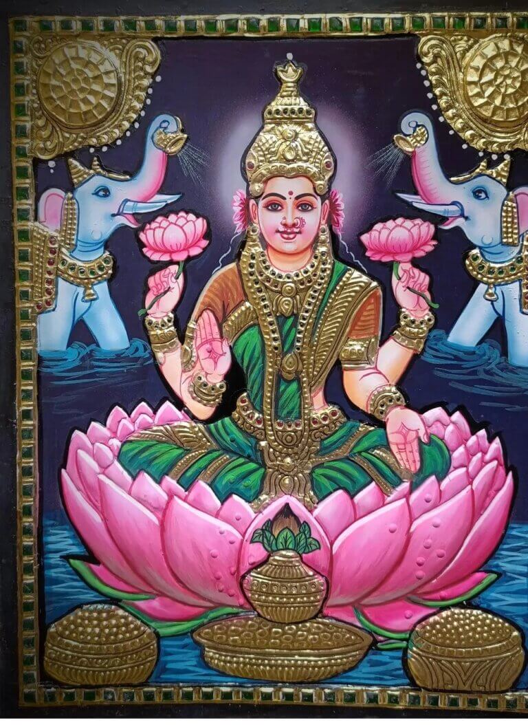 Lakshmi Tanjore Painting